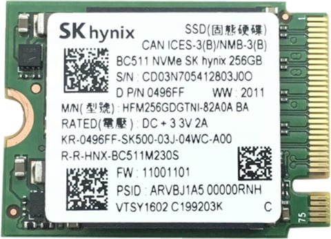 HFM256GDGTNI 256GB 2230 NVMe M.2