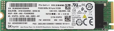Hynix PC400 512GB 2280 NVMe M.2