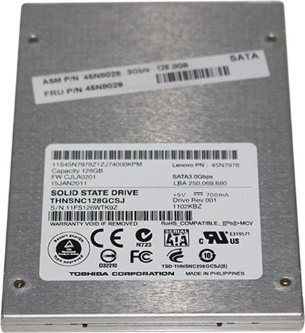 THNSNC128GBSJ 128GB SATA 2.5"