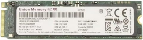 Memory AH640 256GB 2280 NVMe M.2