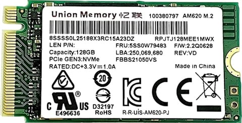 RPJTJ128MED1MWX 128GB 2242 NVMe M.2