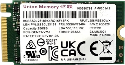 RPJTJ256MED1OWX 256GB 2242 NVMe M.2