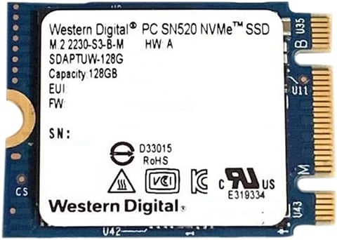 WD SN520 128GB 2230 NVMe M.2 SSD