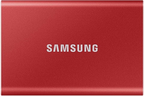 T7 2TB USB-C 3.2 Gen2 Portable SSD Red