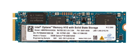 Intel Optane H10 HBRPEKNX0202A 32GB + 512GB 2280 NVMe M.2
