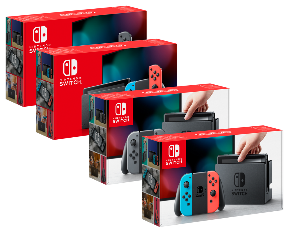 Switch Console (Zwart / Rood & Blauw) - In doos