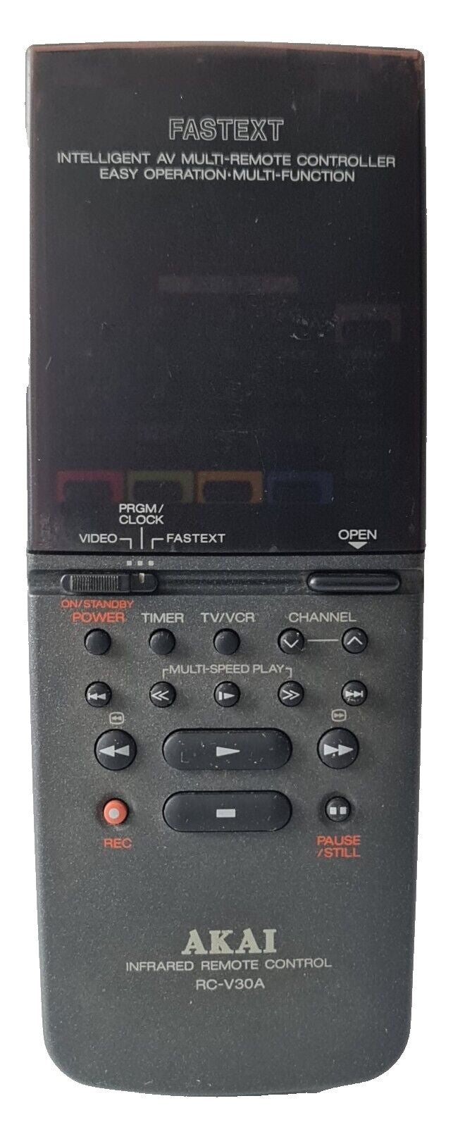 Originele Akai RC-V30A Afstandsbediening