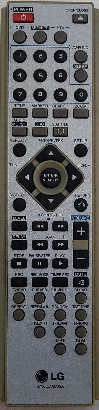 Originele LG 6710CDAU02A Afstandsbediening