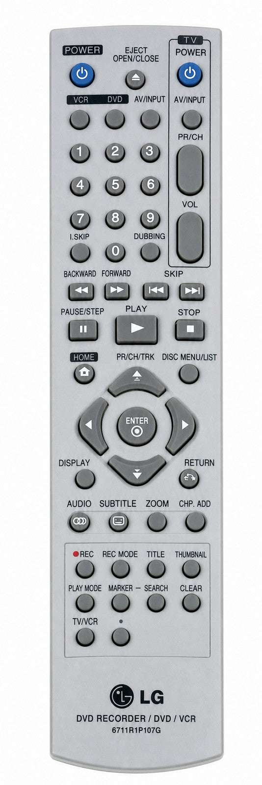 Originele LG 6711R1P107G Afstandsbediening