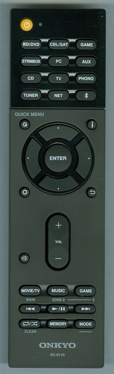 Originele Onkyo RC-911R Afstandsbediening