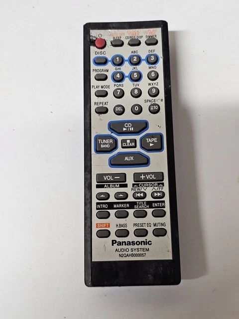 Originele Panasonic N2QAHB000057 Afstandsbediening