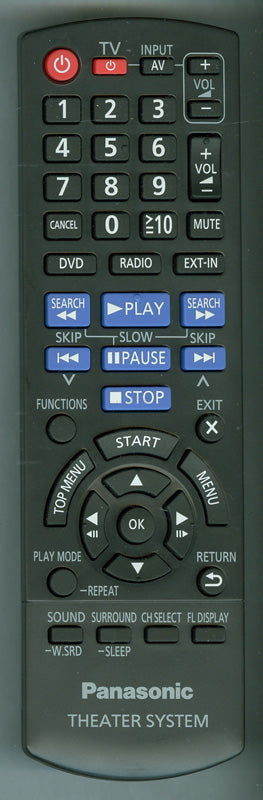 Originele Panasonic N2QAYB000694 Afstandsbediening
