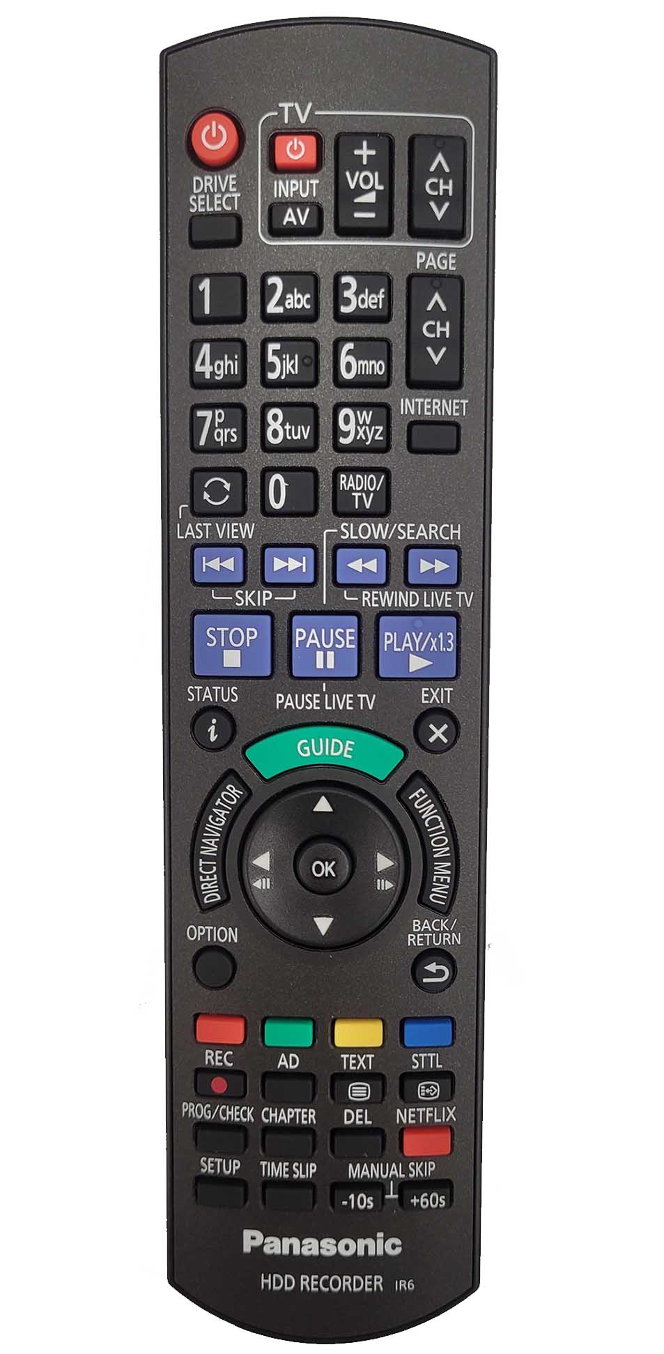 Originele Panasonic N2QAYB000763 Afstandsbediening