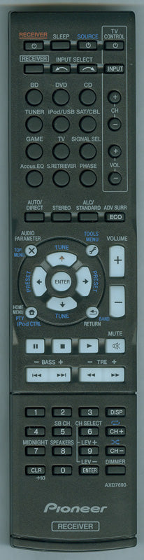 Originele Pioneer AXD7690 Afstandsbediening