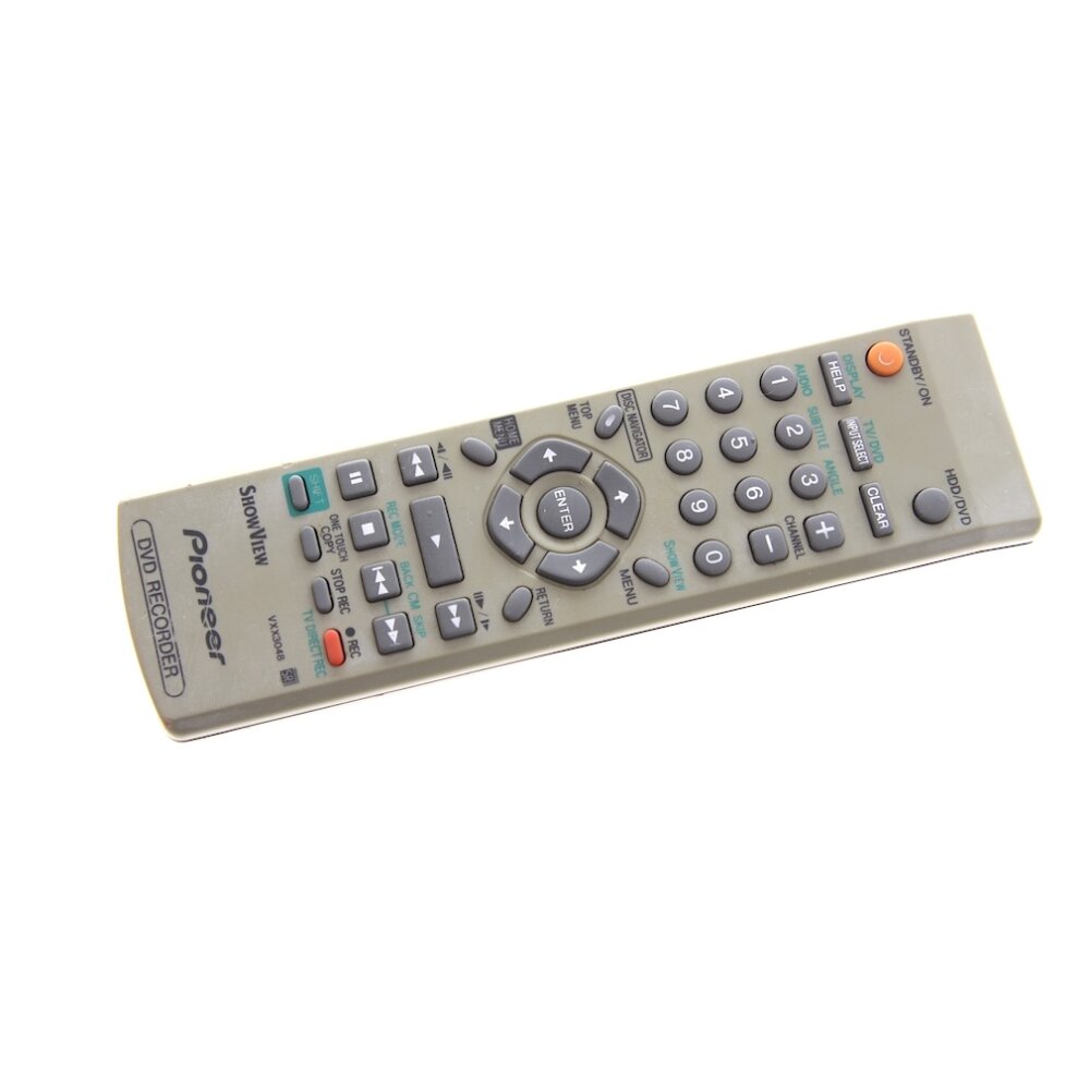 Originele Pioneer DVR-433H/DVR-530H/DVR-630H recorder-remote (VXX-serie) Afstandsbediening