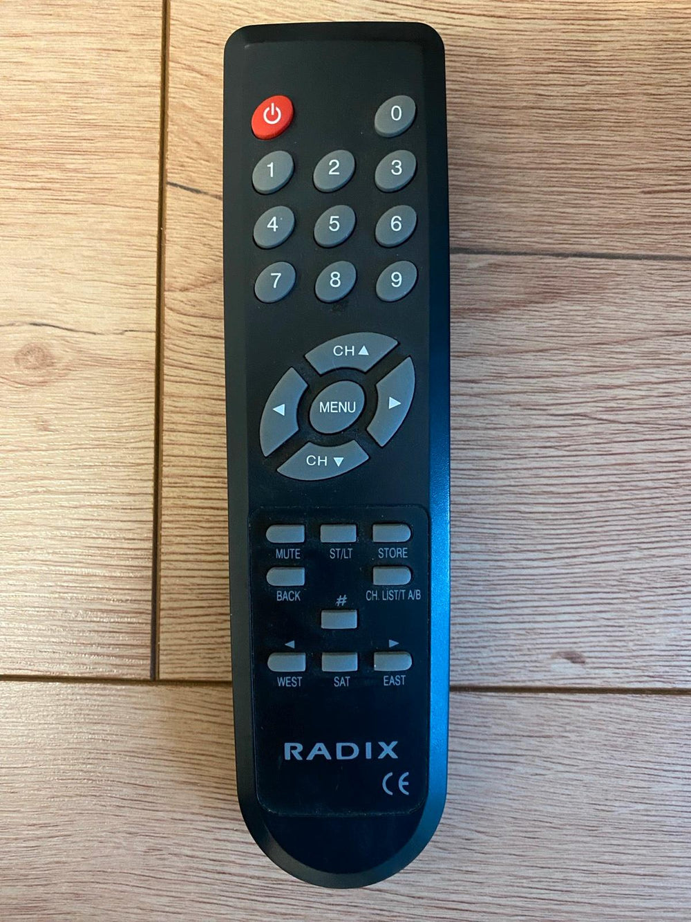 Originele Radix Radix sat-remote (Epsilon/DT-serie) Afstandsbediening