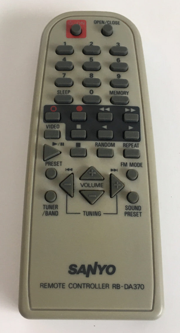 Originele Sanyo RB-DA370 Afstandsbediening