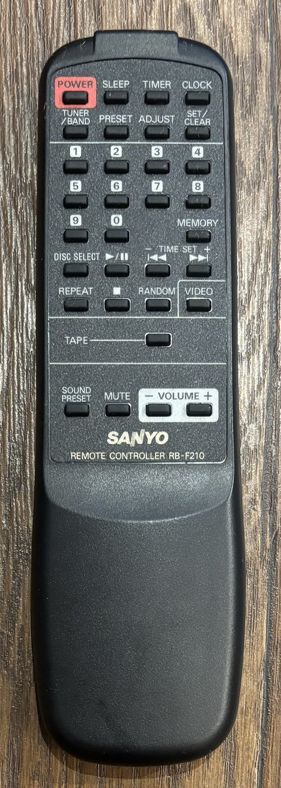 Originele Sanyo RB-F210 Afstandsbediening
