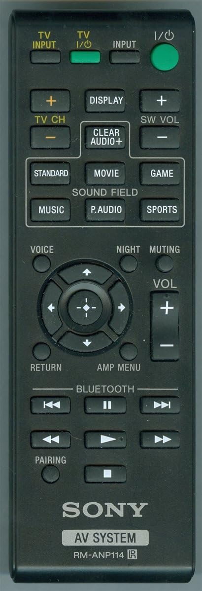 Originele Sony RM-ANP114 Afstandsbediening