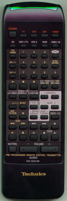 Originele Technics RAK-SA601MH Afstandsbediening