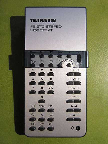 Originele Telefunken FB 270 Stereo Afstandsbediening