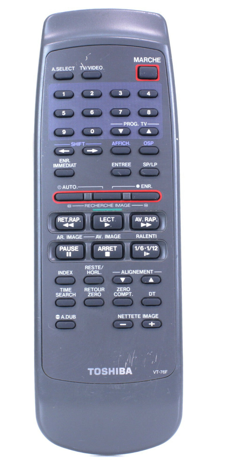 Originele Toshiba VT-76F Afstandsbediening