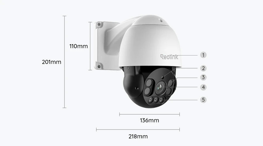 RLC-823A PoE 4K PTZ Security Camera