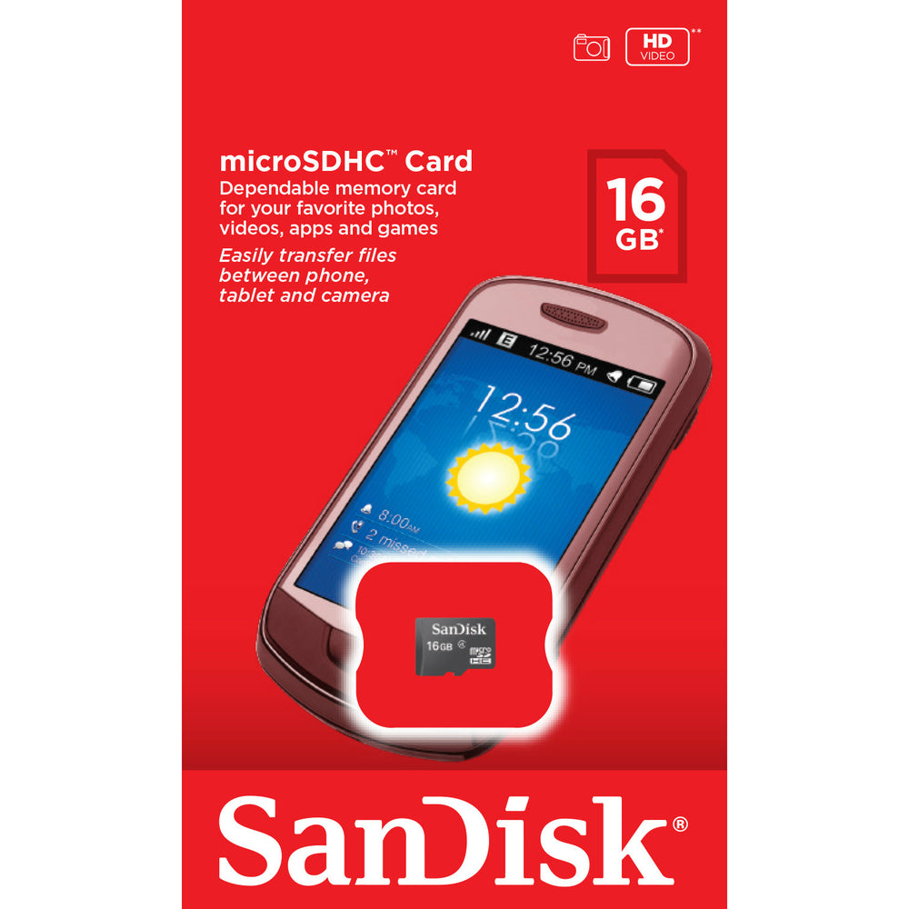 16GB microSDHC I C4 SanDisk