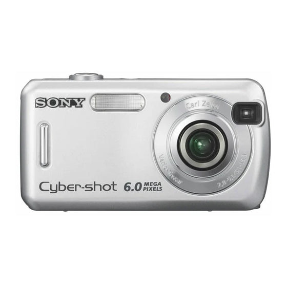 Sony Cyber-shot DSC-S600 - Compact Camera