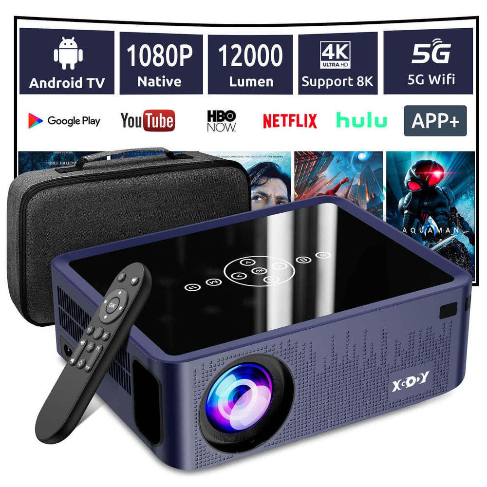 Xgody X1 Pro 1920x1080 4K LED Projector
