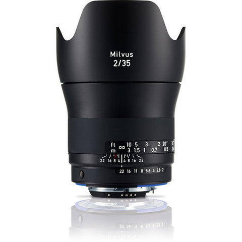Zeiss Milvus 35mm F/2.0 ZF.2 Lens (Nikon F) - Zwart
