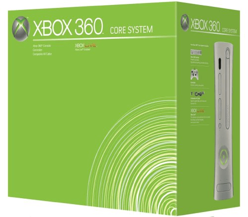 Xbox 360 Core (Geen HDMI) Console - In doos