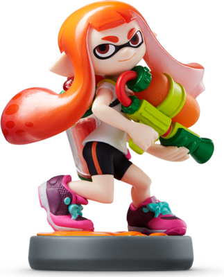 Inkling Girl - Amiibo Splatoon series