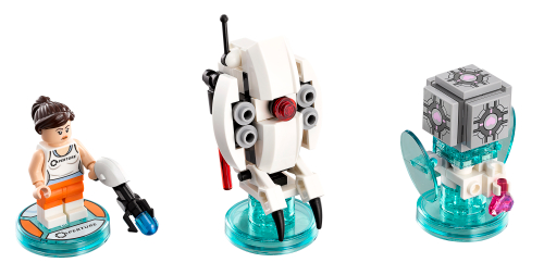 71203 Level Pack (Chell + Sentry Turret + Companion Cube)