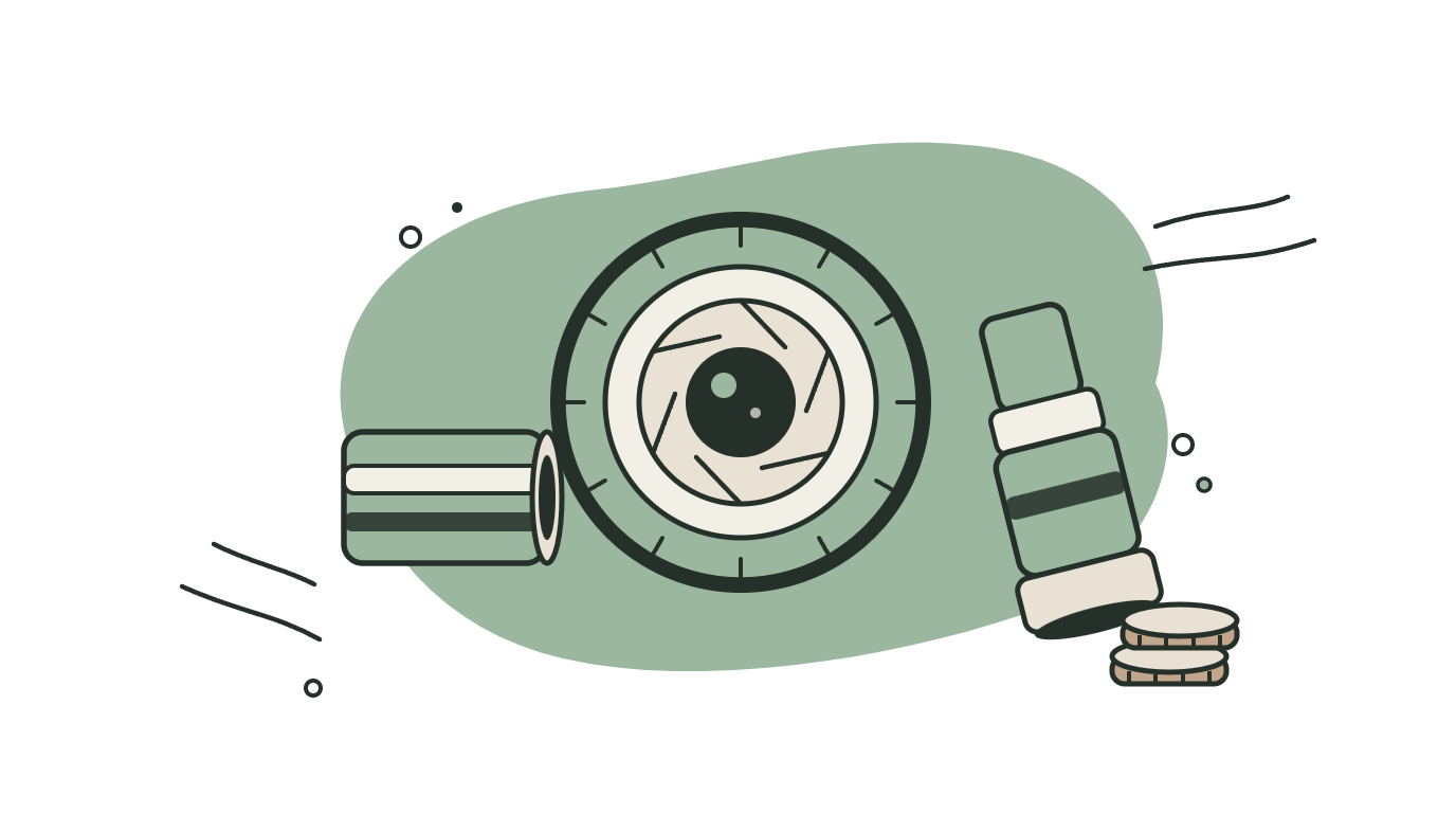 Illustratie: cameralens verkopen voor het beste bod