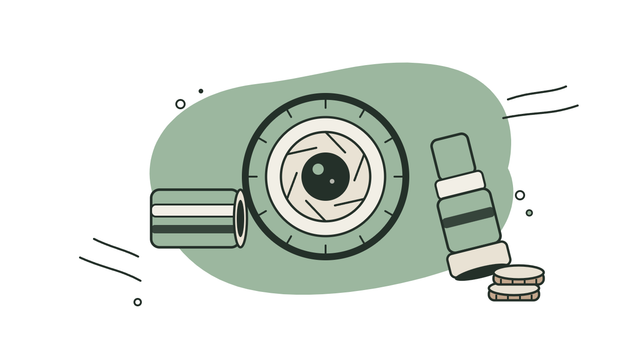 Illustratie: cameralens verkopen voor het beste bod