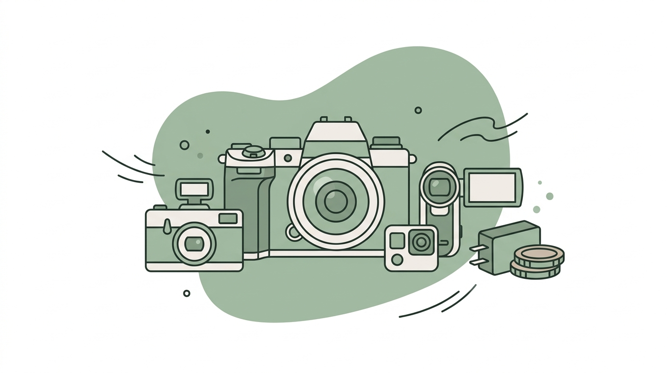 Illustratie: camera verkopen bij Reway, waarde bepalen