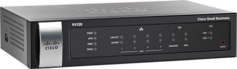 RV320 Dual Gigabit WAN VPN Router