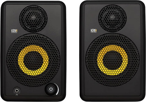 KRK GoAux 3" Aur Portable Monitors Black (Pair)