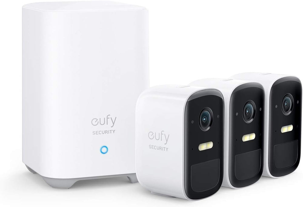eufyCam 2C (3-Cam Kit) Wireless Home Security Camera System