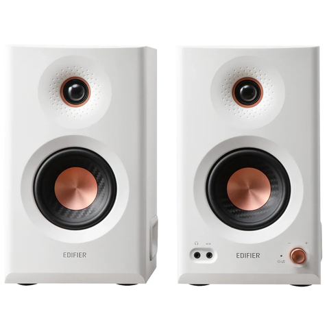 MR5 Wireless Bluetooth Bookshelf Speakers (Pair) - White