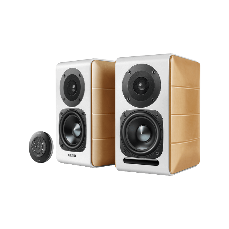 S880DB Active Bookshelf Speakers with Bluetooth - White