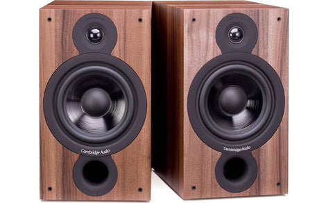 SX-60 Bookshelf Speakers (Pair)- Walnut