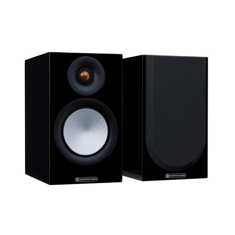 Silver 50 7G Bookshelf Speakers (Pair) - Gloss Black B