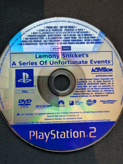 Lemony Snicket's A Series Of Unfortunate Events [Promo Not For Resale]