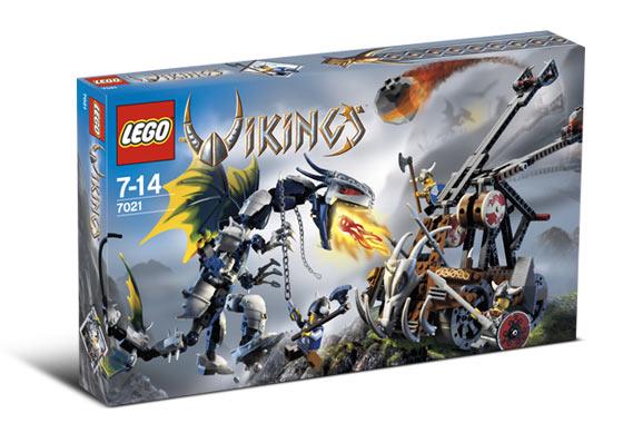Viking Double Catapult vs. the Armoured Ofnir Dragon #7021