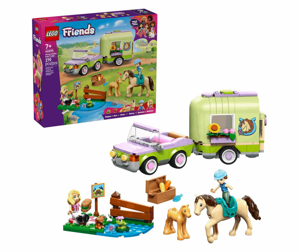 Horse Baby Foal Trailer #42695