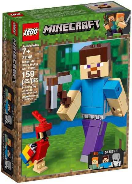 Minecraft Steve BigFig with Parrot #21148