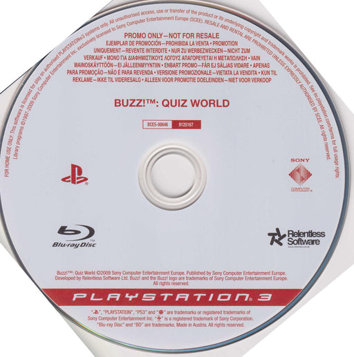 Buzz!: Quiz World [Not For Resale]