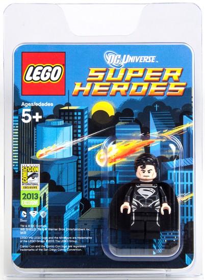 Superman in Black Costume [Comic Con]